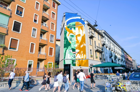 Loki: Lucamaleonte realizza a Milano un murales ispirato alla serie