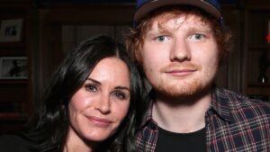 Courteney Cox Ed Sheeran