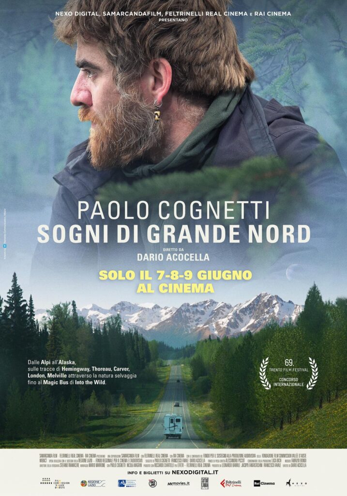 PAOLO COGNETTI. SOGNI DI GRANDE NORD: nelle sale italiane solo il 7, 8, 9 giugno