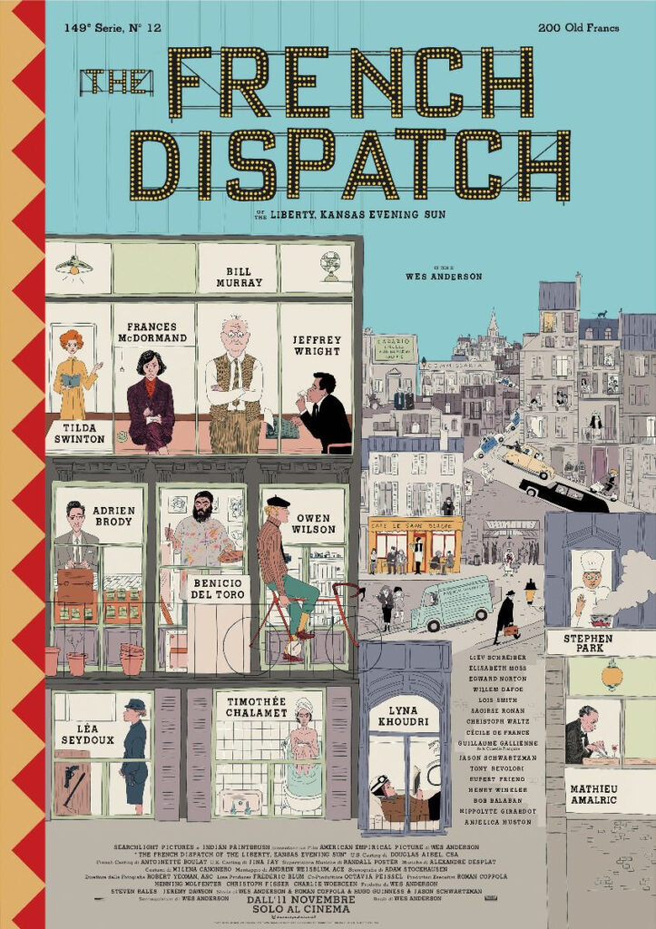 The French Dispatch: Il nuovo film di Wes Anderson dall'11 novembre al cinema