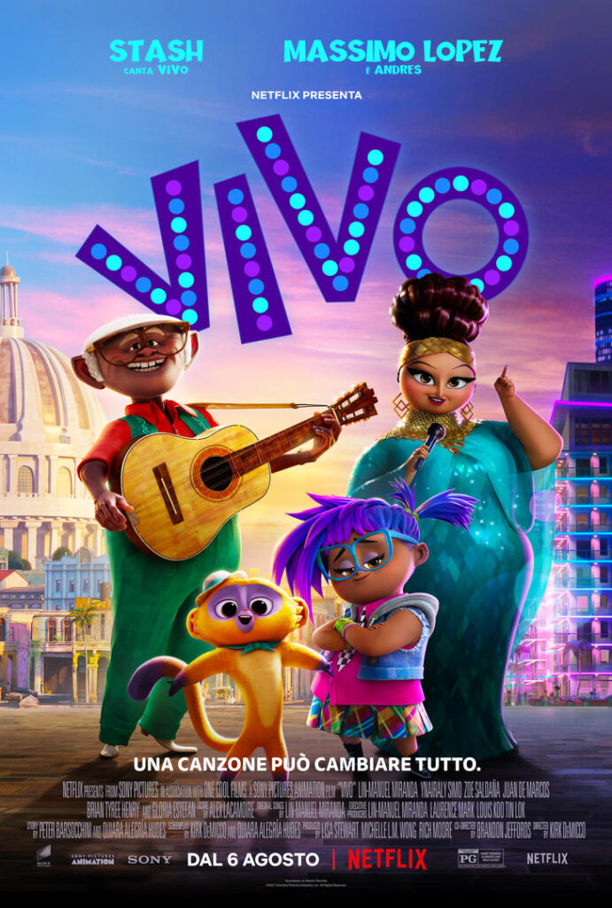 Vivo: Il nuovo film d'animazione da domani su Netflix