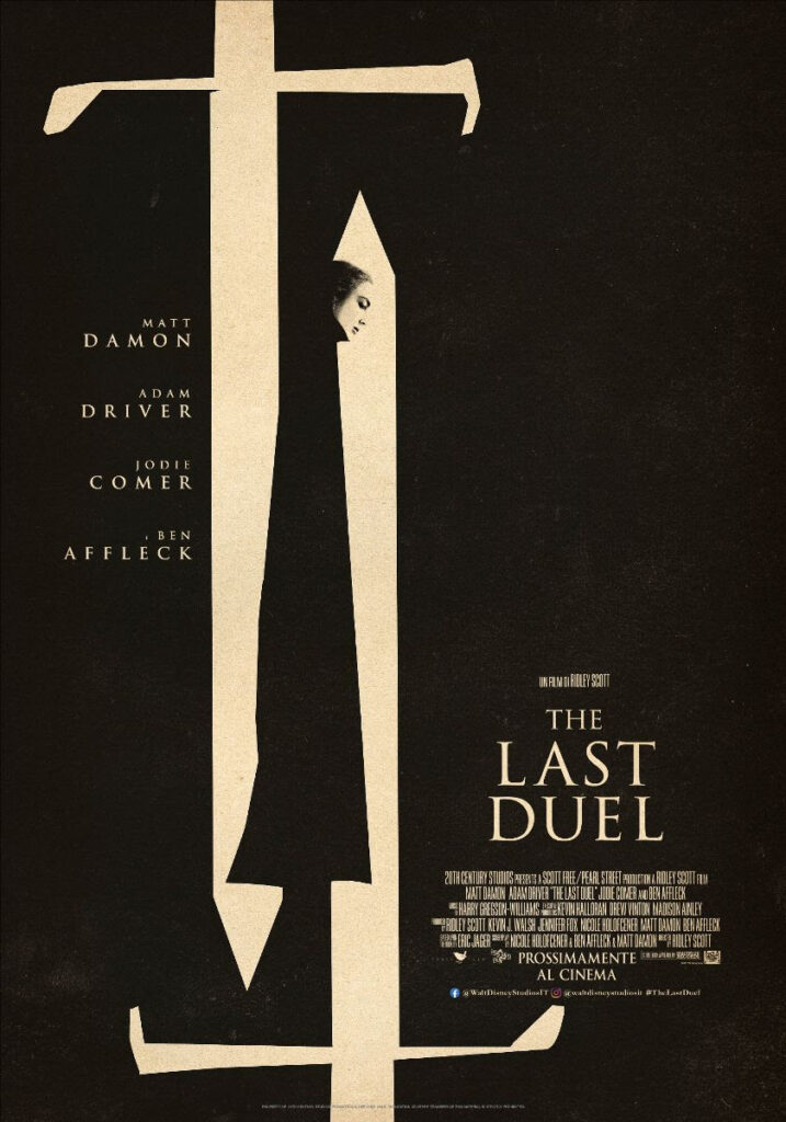 The Last Duel: Il film con Matt Damon e Adam Driver dal 14 ottobre al cinema