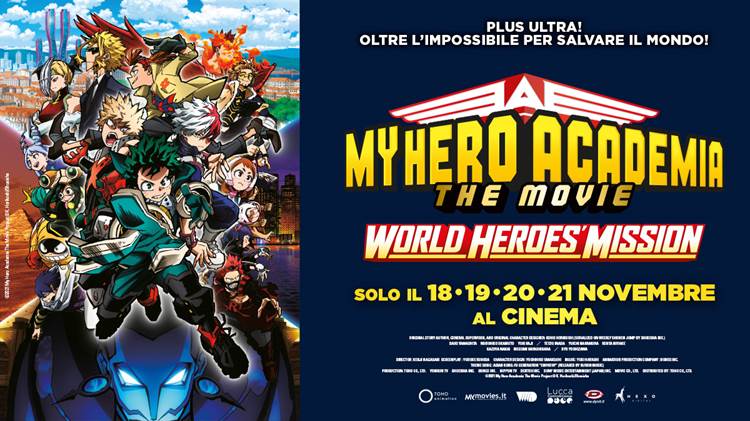 My Hero Academia: World Heroes Mission al cinema solo dal 18 al 21 novembre