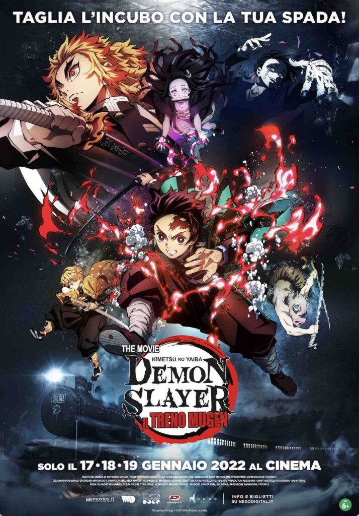 DEMON SLAYER – THE MOVIE: IL TRENO MUGEN, Al cinema solo dal 17 al 19 gennaio
