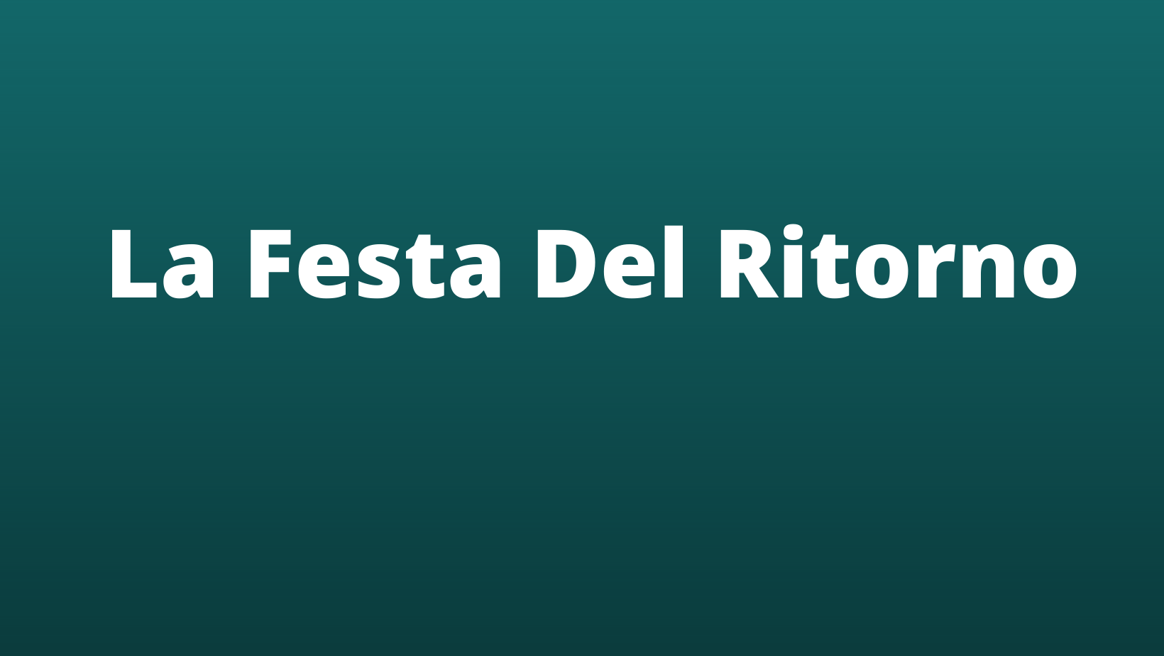 La festa del ritorno: Iniziate le riprese del film di Lorenzo Adorisio