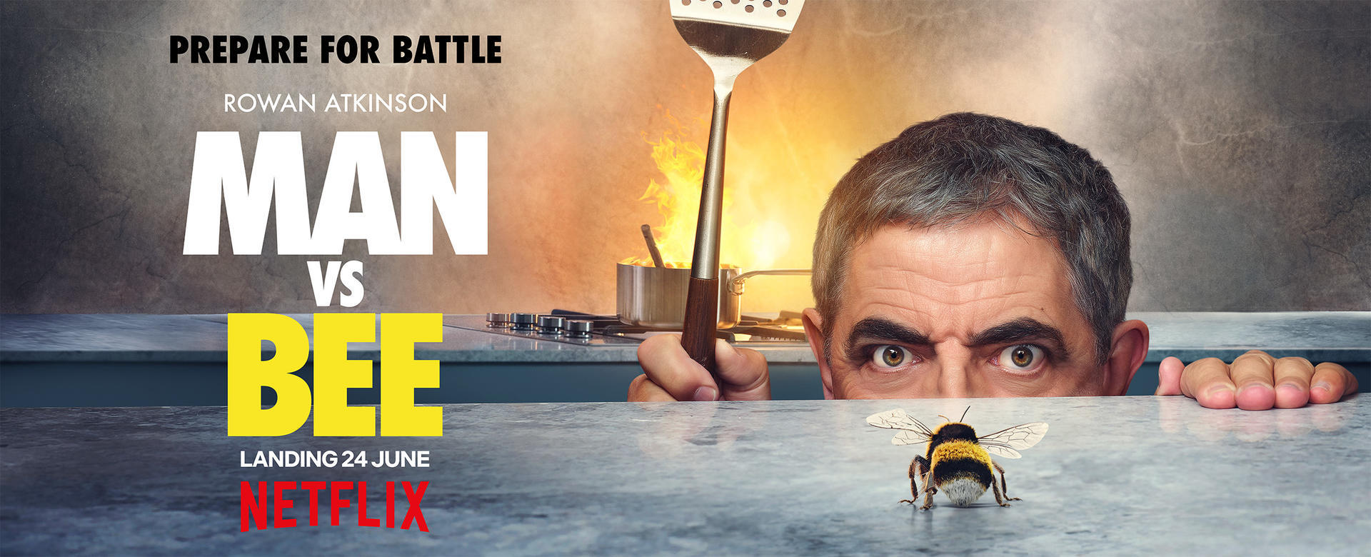 Man Vs Bee: La nuova serie con Rowan Atkinson dal 24 giugno su Netflix | TRAILER