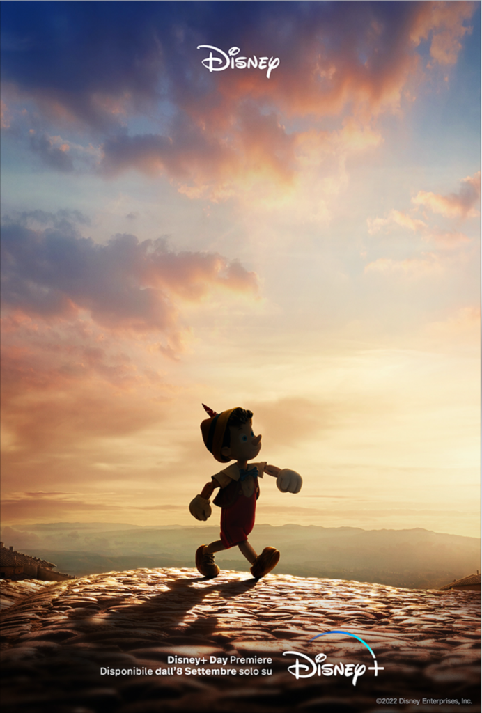 Pinocchio: Disney+ rilascia il teaser trailer e la key art