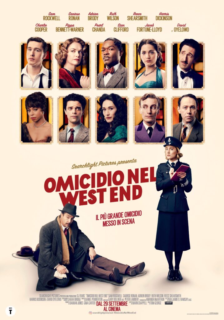 Omicidio nel West End: Da oggi al cinema il film con Sam Rockwell e Saoirse Ronan