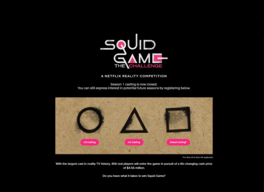 Squid Game: The Challenge, paura sul set del reality Netflix