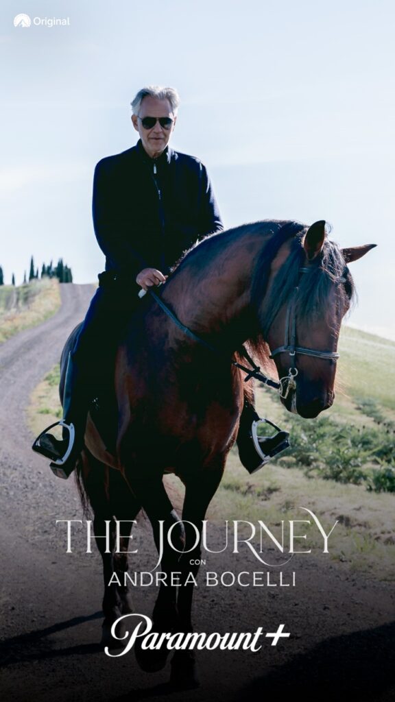 The Journey con Andrea Bocelli: Dal 1 febbraio su Paramount+ 