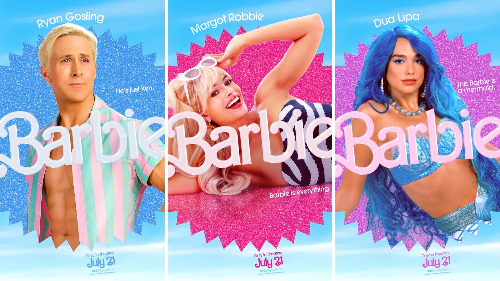 Barbie character poster