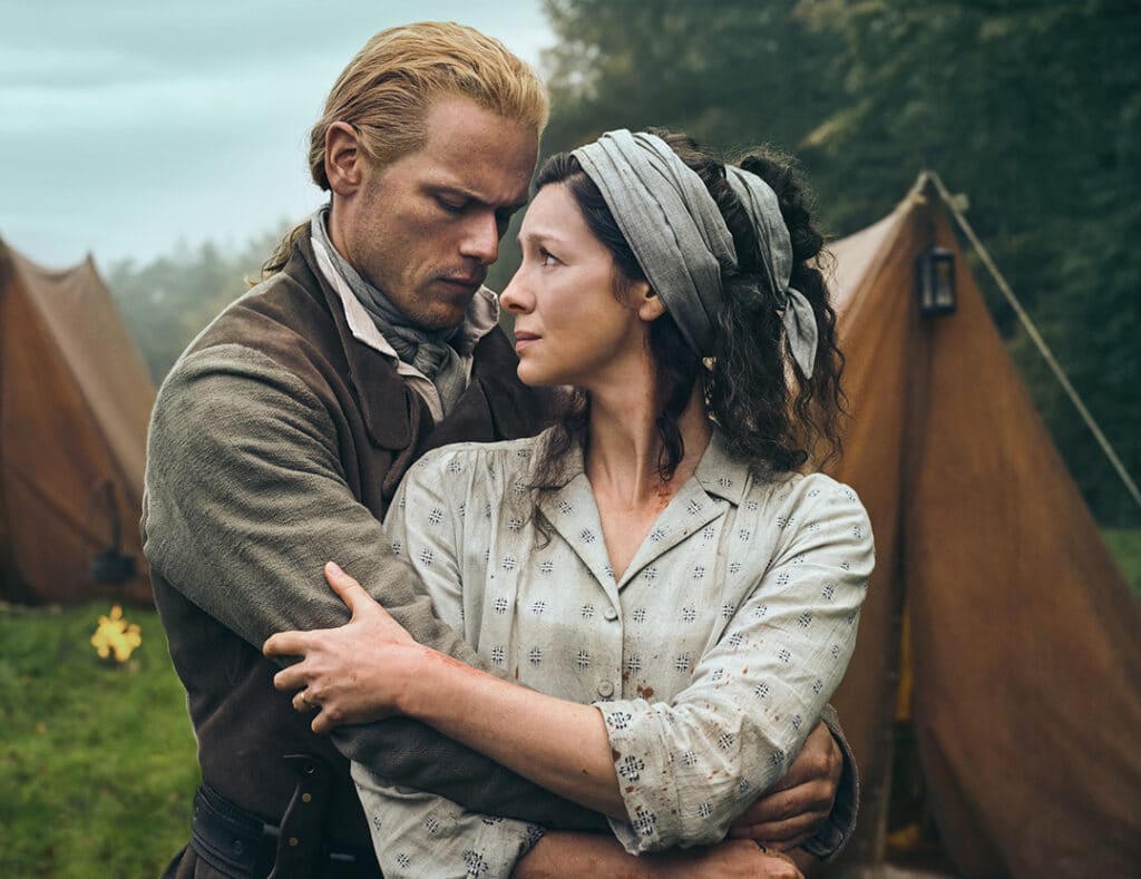 Outlander 7 Sam Heughan Caitriona Balfe