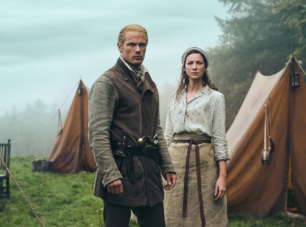 Outlander 7 sam heughan caitriona balfe