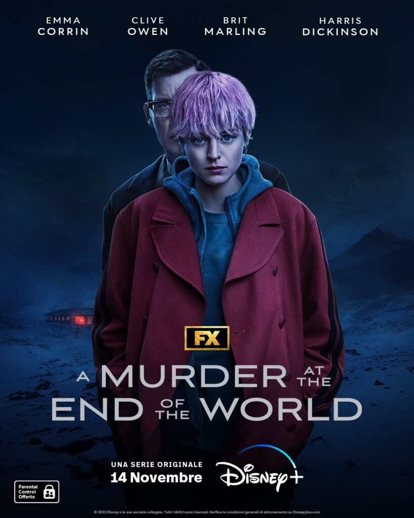 A Murder At The End Of The World: Dal 14 Novembre su Disney+ la serie con Emma Corrin e Clive Owen