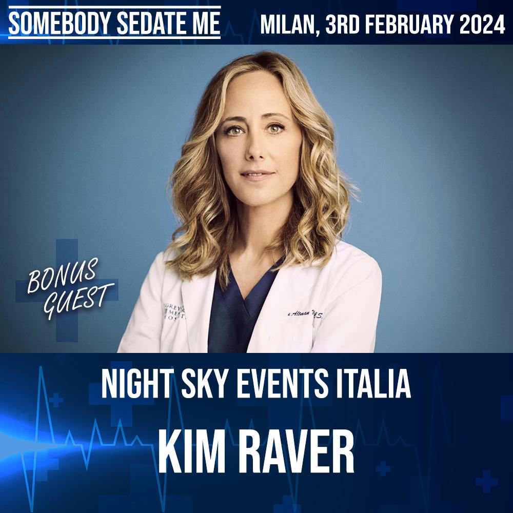 Somebody Sedate Me: La Night Sky Events annuncia il primo ospite della Convention a tema Grey’s Anatomy