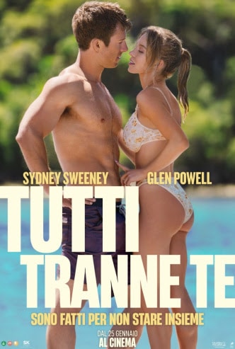 Tutti tranne te: La romcom con Sydney Sweeney e Glen Powell dal 25 Gennaio al cinema | TRAILER