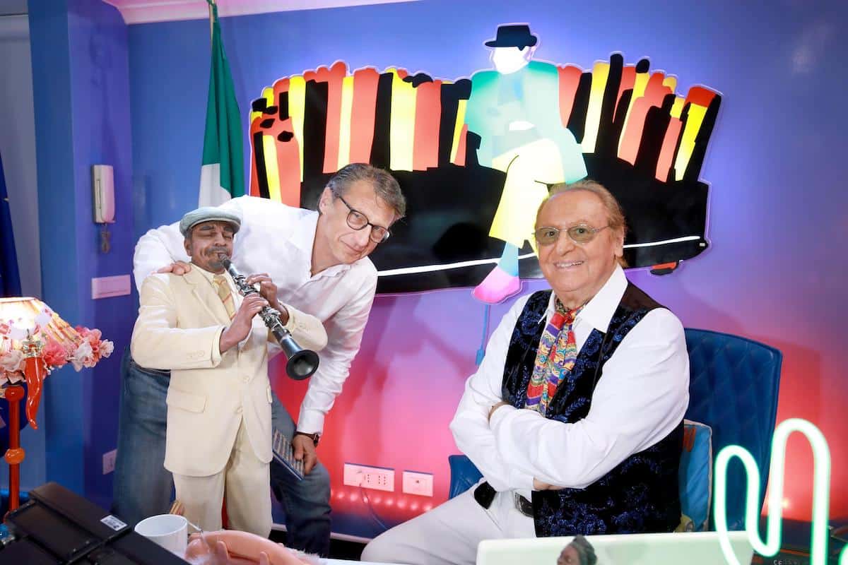 Renzo Arbore_foto Iwan Palombi_ufficio stampa Rai1