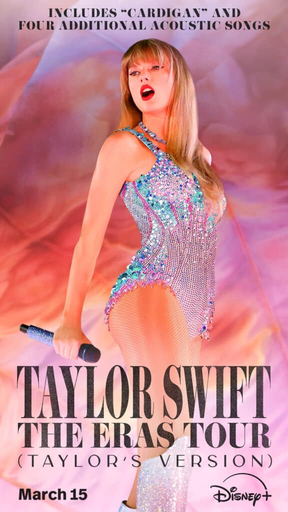 Disney+: Le novità di Marzo 2024 The Eras Tour di Taylor Swift