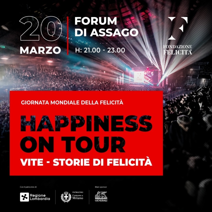 Happiness on Tour: Il 20 Marzo a Milano, l'evento gratuito dedicato alla felicità