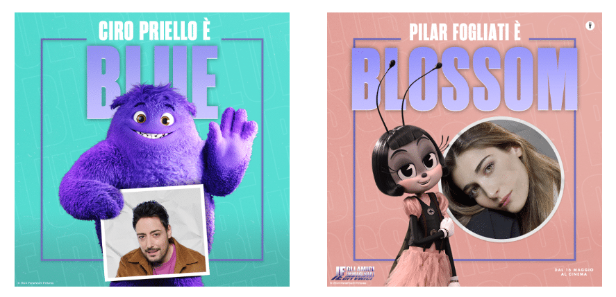 IF – Gli amici immaginari, Ecco chi sono le voci italiane
