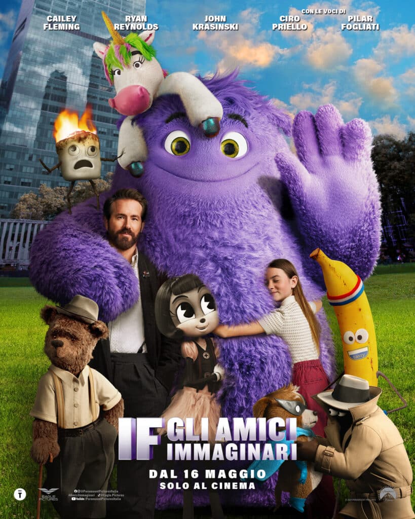 IF – Gli amici immaginari, Recensione del nuovo film di John Krasinski con Ryan Reynolds