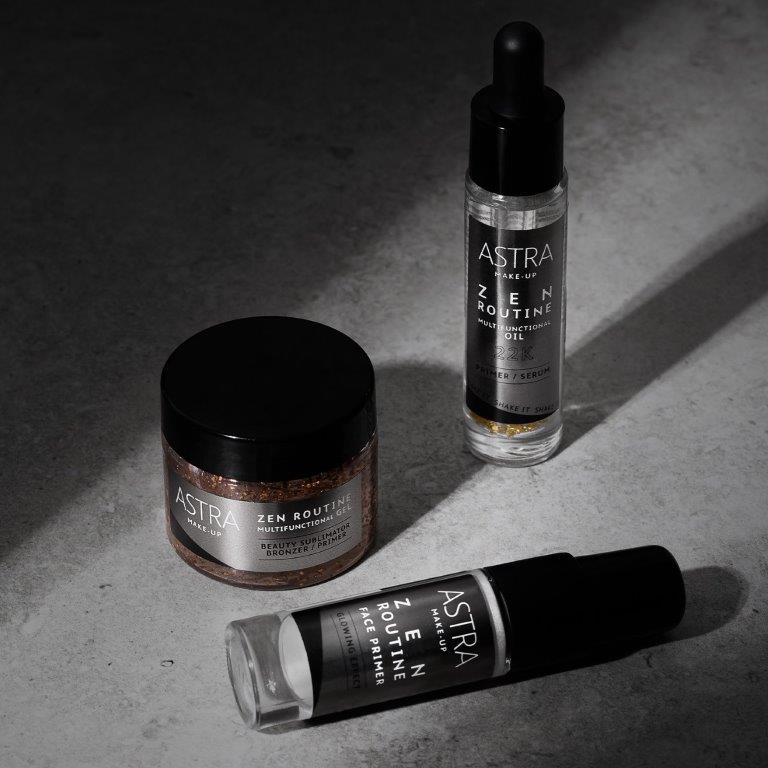 Astra Make-Up lancia Zen Routine Glow Squad, i primer glow-factor