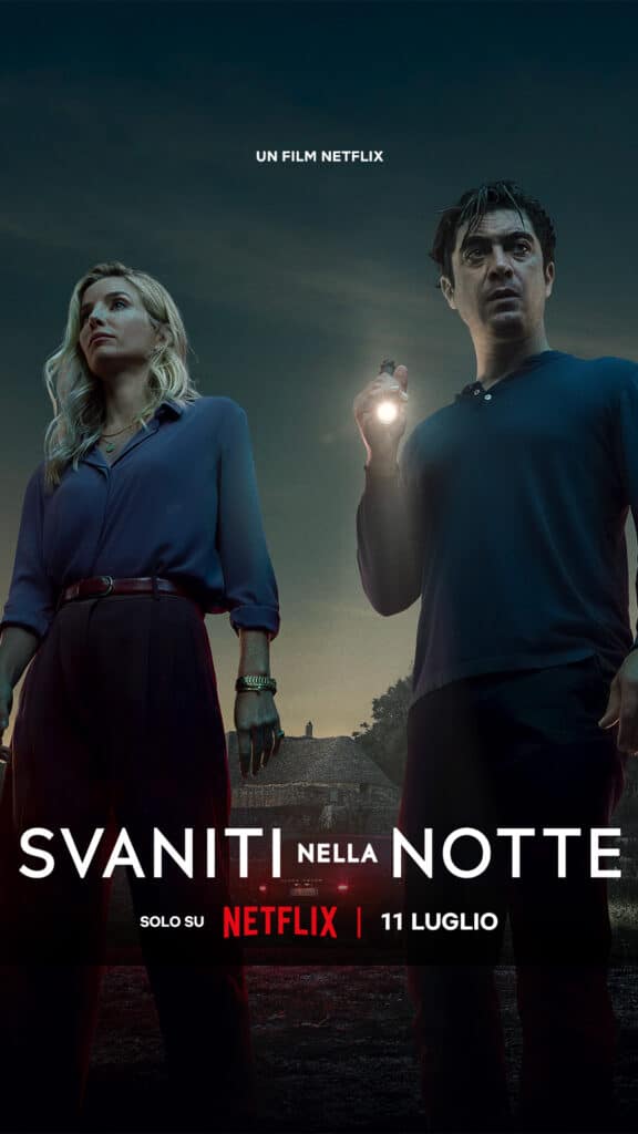 Svaniti nella notte: Il film con Riccardo Scamarcio e Annabelle Wallis arriva l'11 Luglio su Netflix