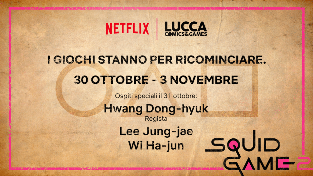 Squid Game 2 al Lucca Comics and Games 2024, tutti i dettagli