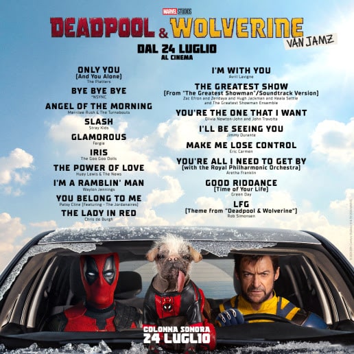 Deadpool & Wolverine: Nuovo trailer e tracklist della colonna sonora
