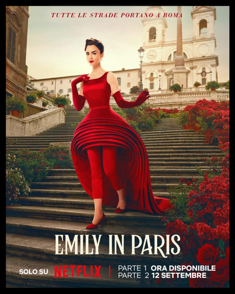 Emily In Paris 4, Tutte le strade portano a Roma: Trailer e poster della parte 2
