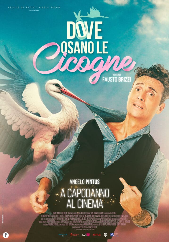 Dove osano le cicogne: Il film con Angelo Pintus, al cinema dal 1° gennaio 2025