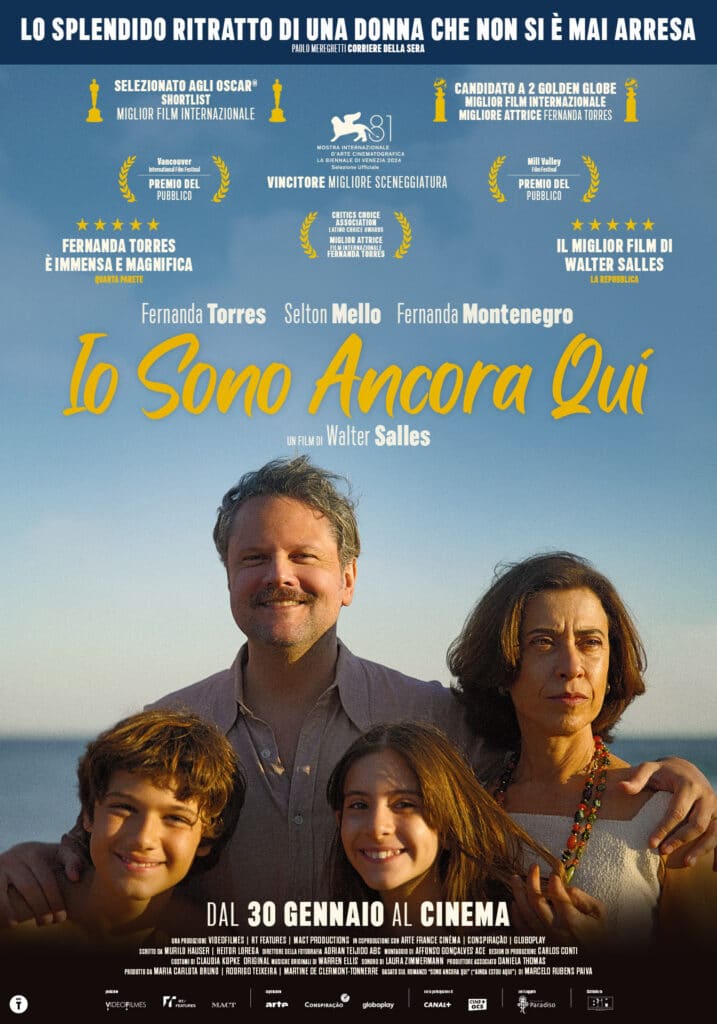 Io sono ancora qui: Dal 30 Gennaio al cinema il film vincitore del Premio per la Migliore Sceneggiatura a Venezia 81| TRAILER