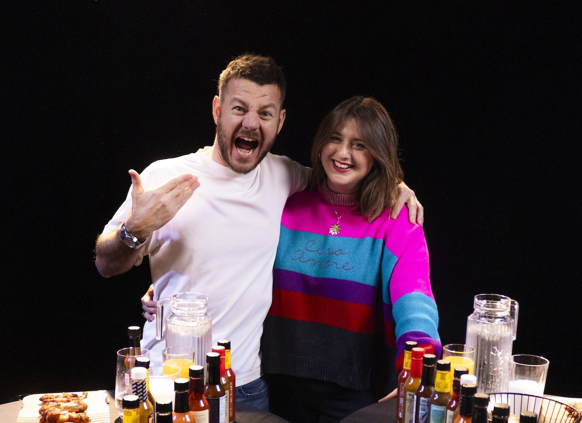 Hot Ones Italia Michela Giraud Alessandro Cattelan
