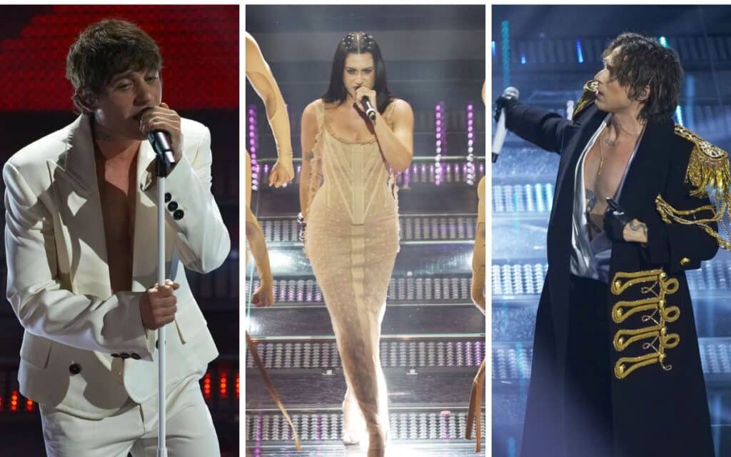 Sanremo 2025 - I voti ai look della prima serata .