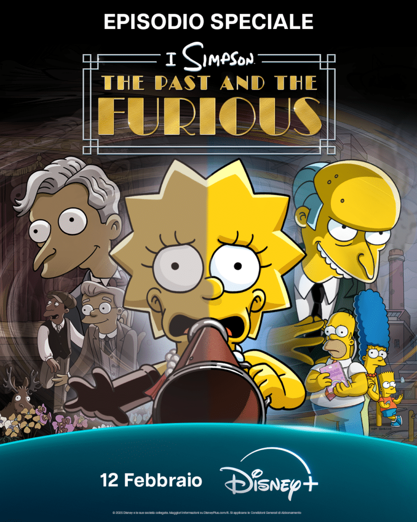 I Simpson, The Past and the Furious: Dal 12 Febbraio su Disney+