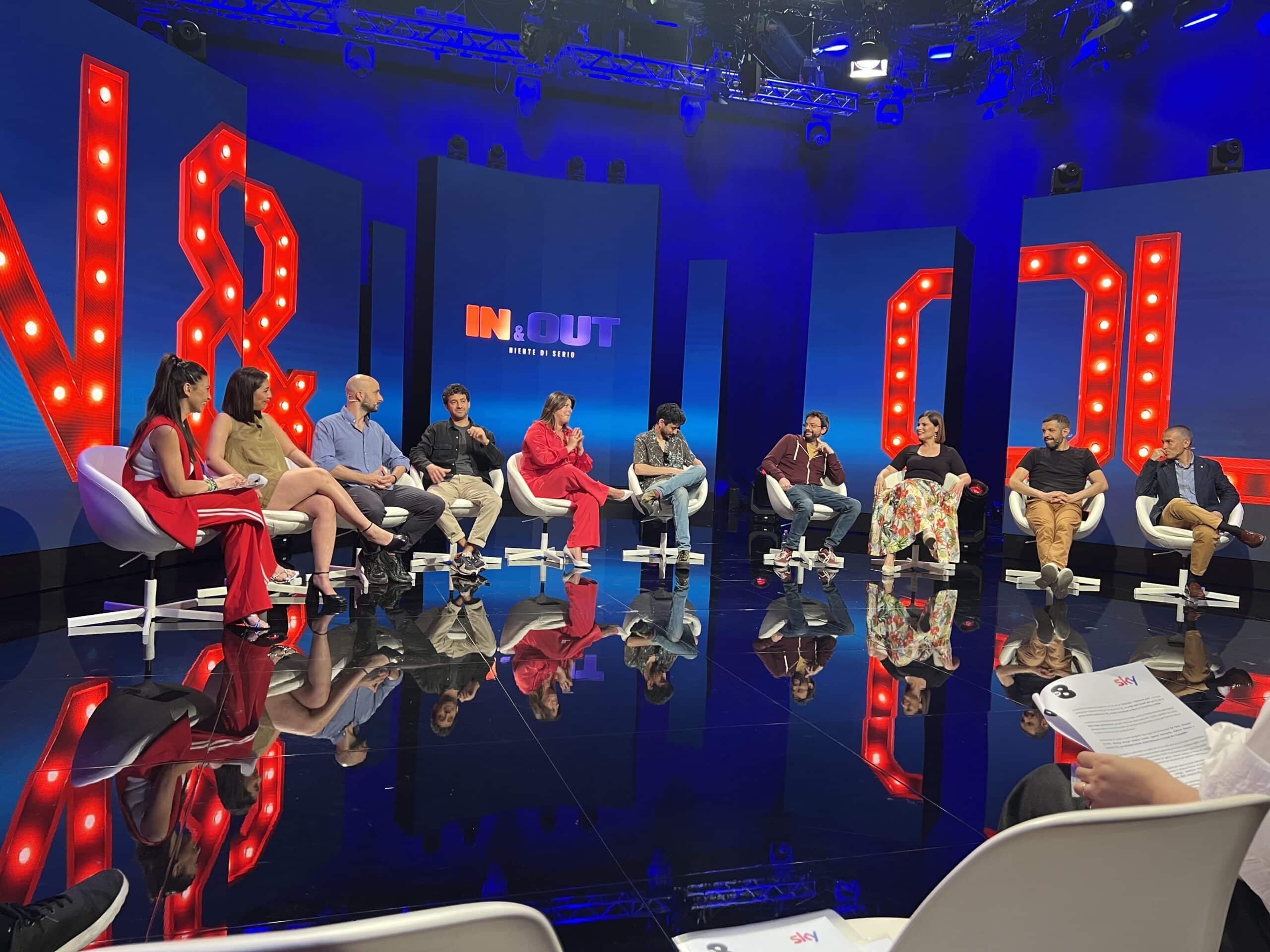IN & OUT: Presentazione in conferenza stampa del nuovo programma comedy di TV8