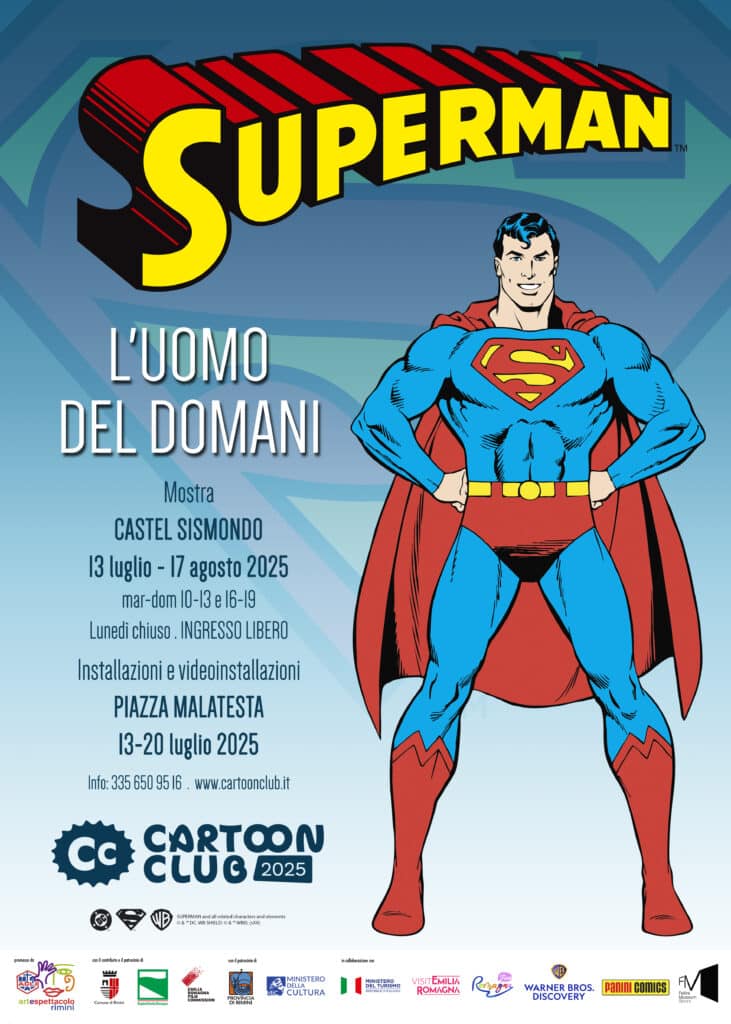 Superman in mostra a Rimini: al Castello Sismondo una celebrazione tra fumetti, arte e tecnologia