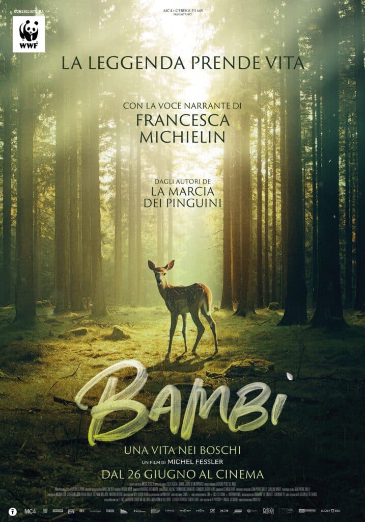 Bambi: Il film con veri animali e la voce narrante di Francesca Michielin, arriva al cinema dal 26 Giugno | Trailer