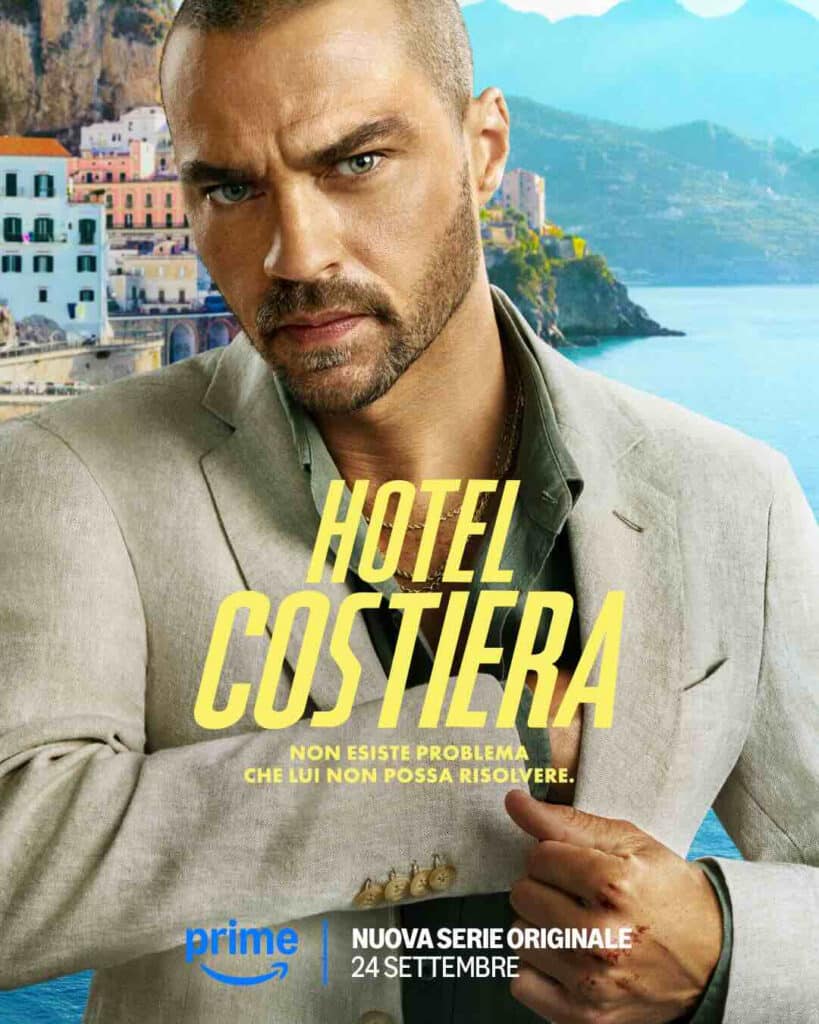 Hotel Costiera: Teaser trailer e poster della serie italiana con protagonista Jesse Williams