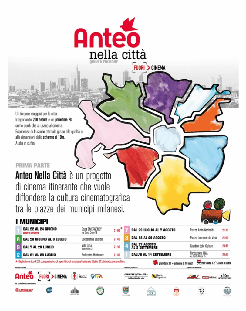 Le sere dei Mercanti, Anteo nella città e Arianteo: I programmi dell'estate milanese all'insegna del cinema