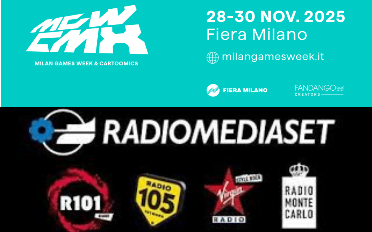 Milan Games Week & Cartoomics 2025 - rinnovata la partnership con RadioMediaset
