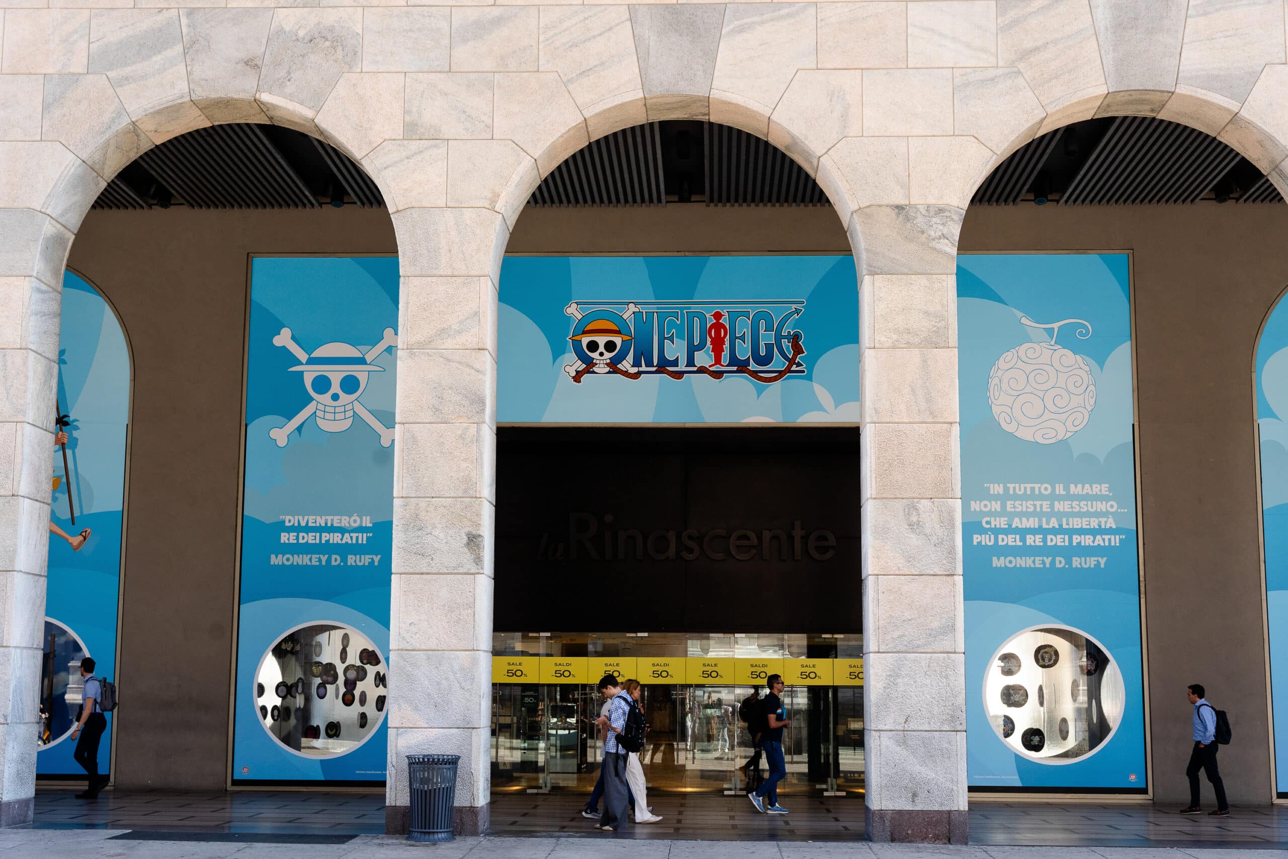 One Piece conquista di nuovo Milano, questa volta con il pop up store alla Rinascente