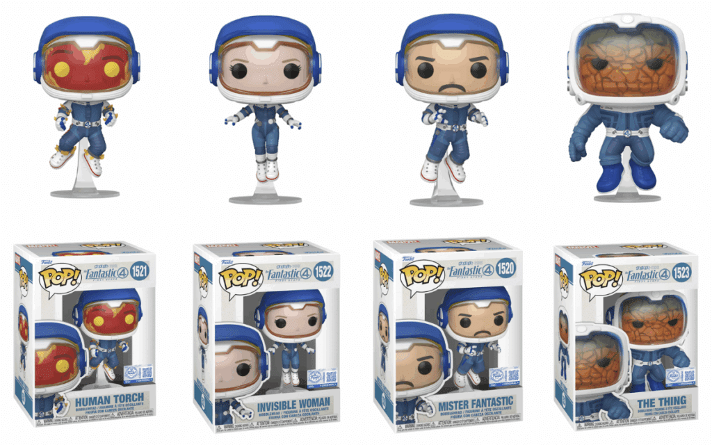 I Fantastici 4: Gli Inizi, La collezione Funko Pop dedicata al nuovo film Marvel