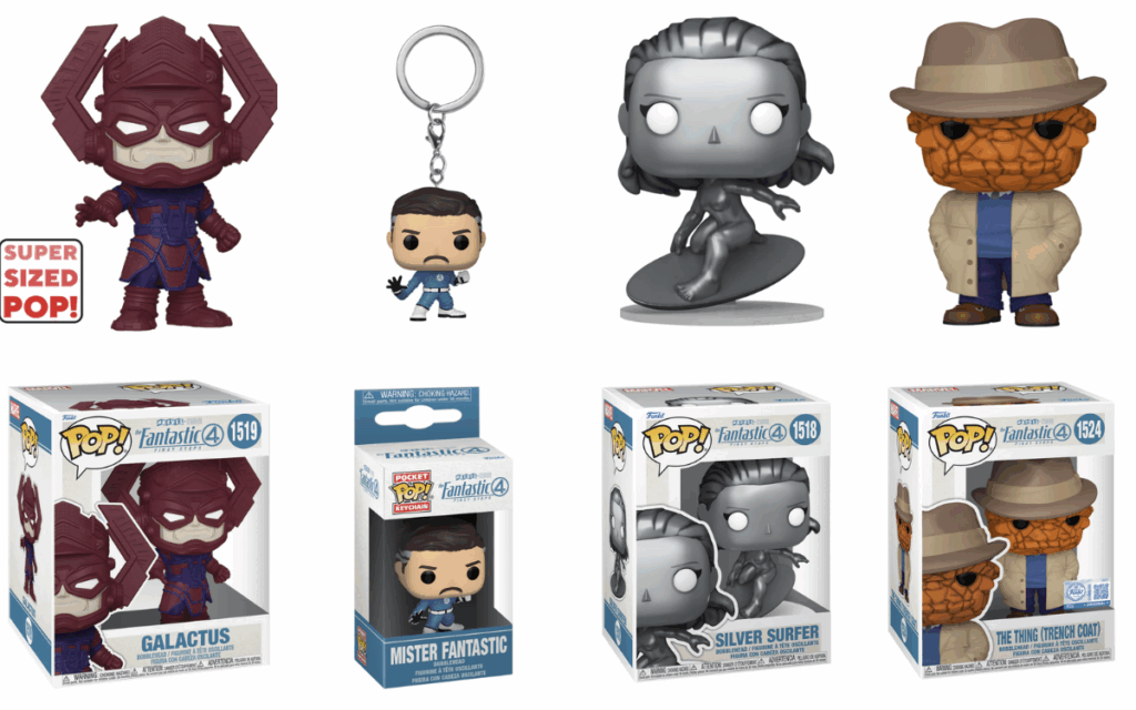 I Fantastici 4: Gli Inizi, La collezione Funko Pop dedicata al nuovo film Marvel