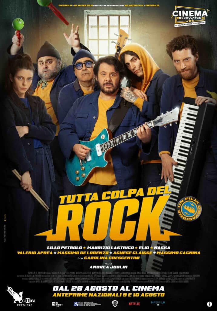 Tutta colpa del rock: Trailer e poster ufficiali del film con Lillo, Elio e Maurizio Lastrico