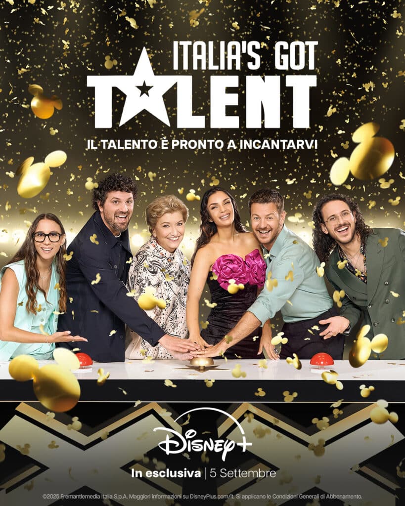 Italia’s Got Talent: key art ufficiale e contenuto video della nuova edizione, dal 5 Settembre su Disney+