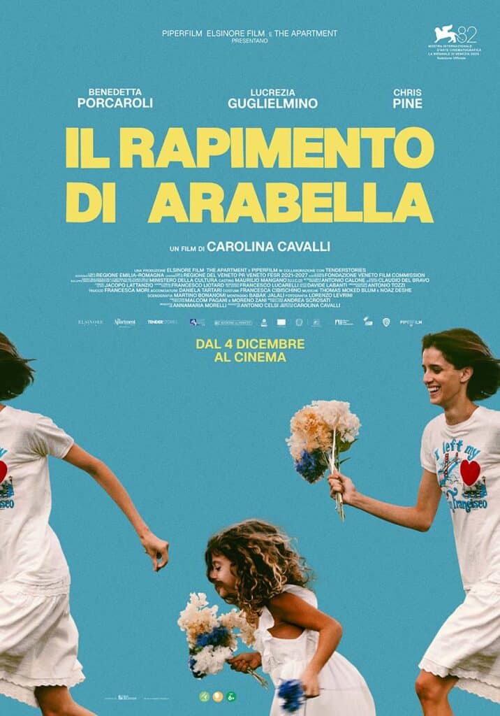 Il rapimento di Arabella: Il film con Benedetta Porcaroli e Chris Pine, arriva nei cinema il 4 dicembre