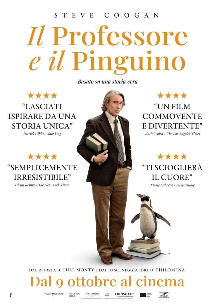 Il Professore e il Pinguino: Il film tratto da una storia vera arriva al cinema dal 9 ottobre