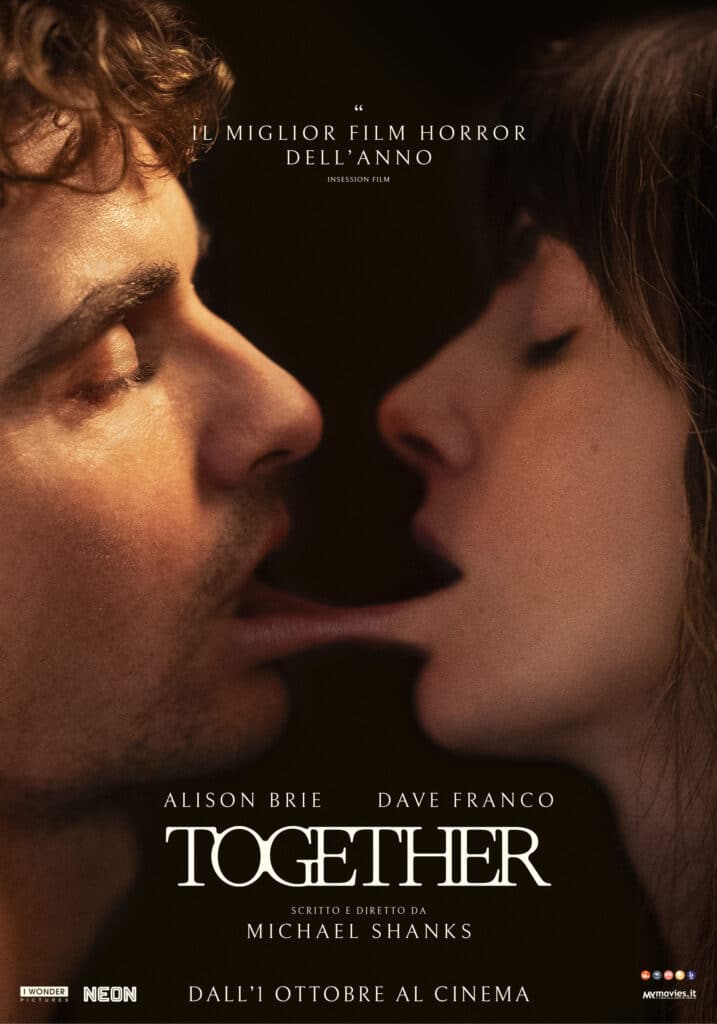 La nostra recensione di Together, il nuovo body horror con Alison Brie e Dave Franco, nelle sale dal 1º ottobre 2025 con I Wander Pictures