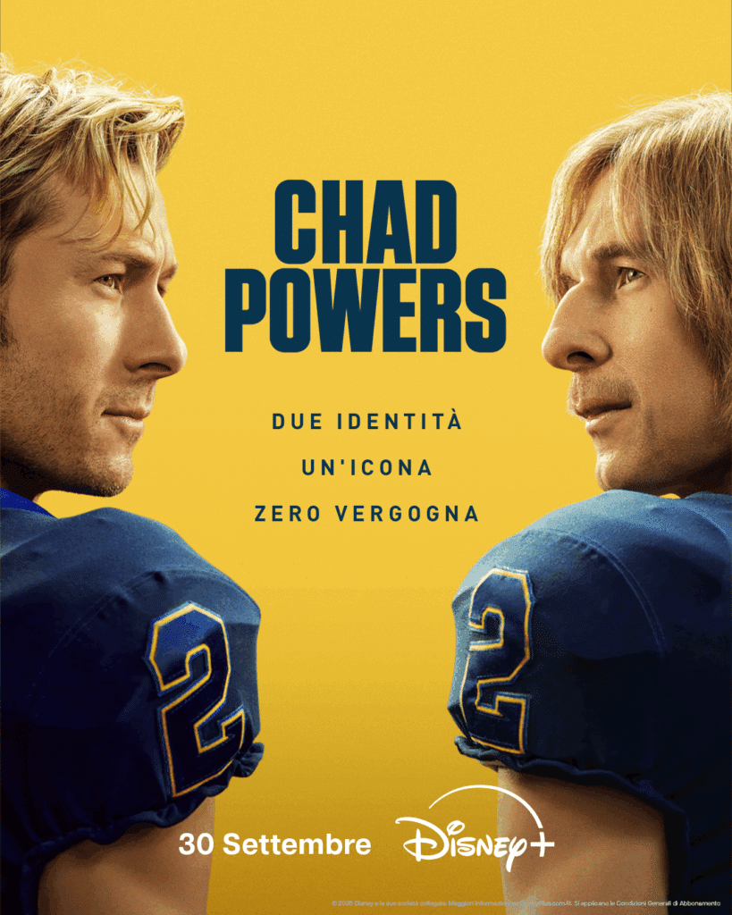 Chad Powers: Disponibili il trailer ufficiale e la key art della serie comedy con Glen Powell